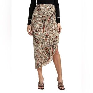 NEW Veronica Beard Herst Skirt Oat Multi Size 22